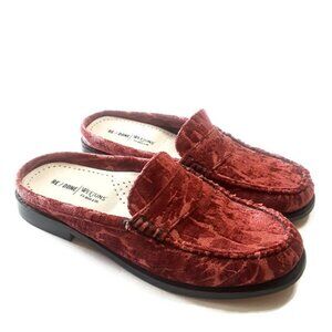 Re/Done Weejuns' GH Base & Co Damask Fabric  Mules Size 7M